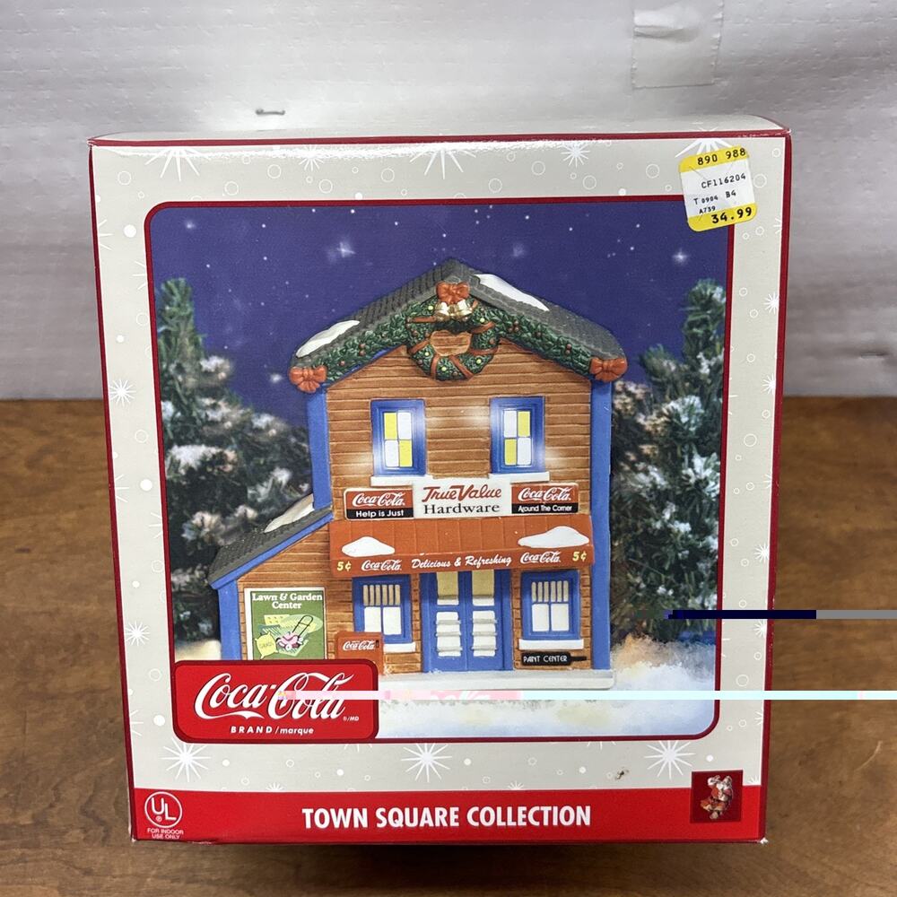 Coca-Cola Town Square Collection True Value Hardware Store 2004 One Year Only